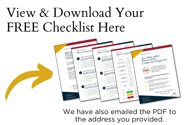 download corporate diagnostic checklist